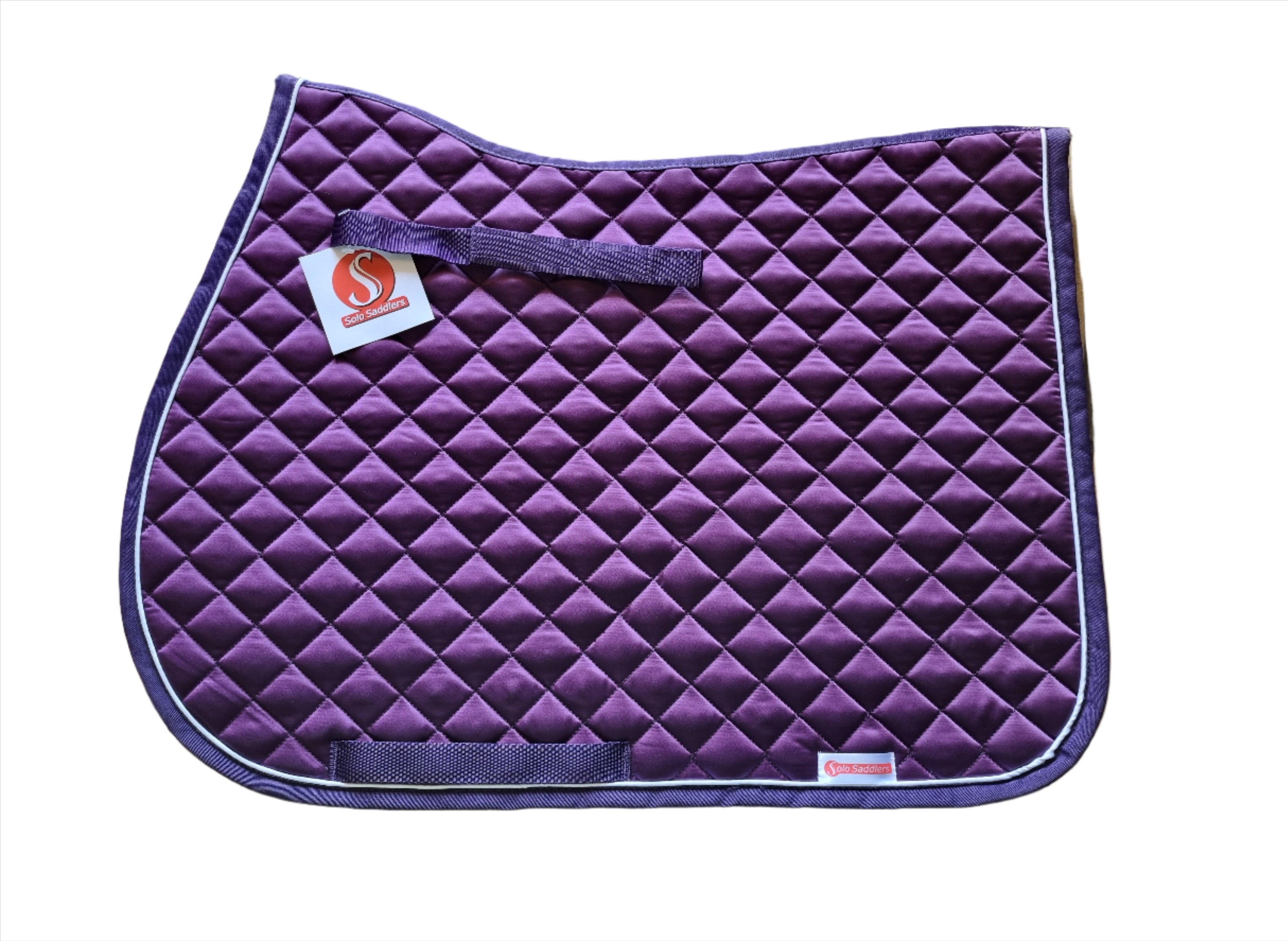 Saddle Pad Quilted Square Satin Solo